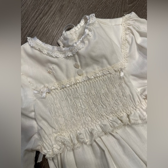 Vintage handmade baptismal baptism dress - Picture 4 of 6